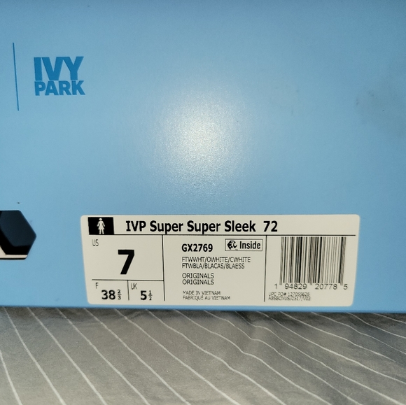 Ivy Park X Adidas Cloud white platform shoes 7 - Picture 4 of 4